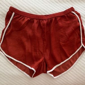 Aerie Red Athletic Shorts